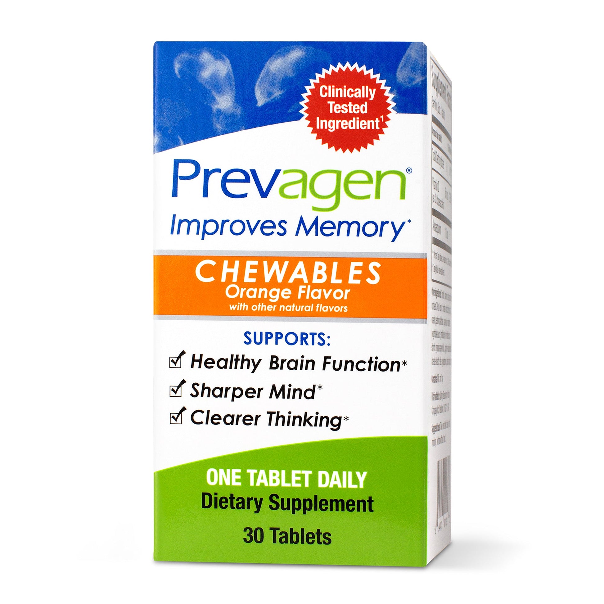 Prevagen Improves Memory - Orange Flavor (Chewable Tablets) Vitamins & Supplements Pasteur Pharmacy