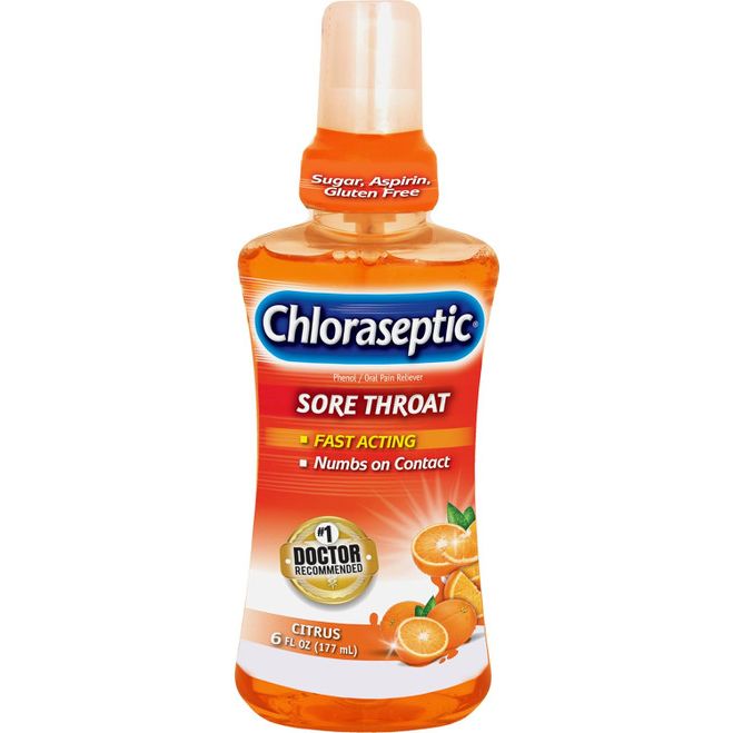 Chloraseptic Sore Throat Spray, Citrus, 6 Fl Oz, 1 Bottle Medicine & Drugs Pasteur Pharmacy