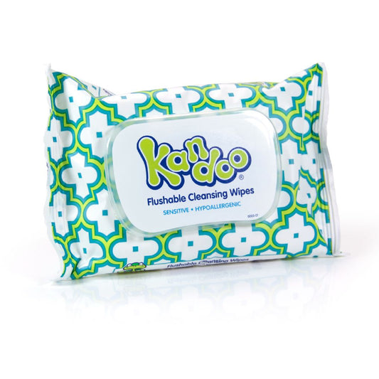 Kandoo Flushable Wipes 42Ct Hand Sanitizers & Wipes Pasteur Pharmacy