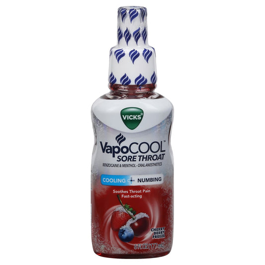 Vicks® VapoCOOL™ Sore Throat Spray – Cherry Berry Freeze Health & Beauty Pasteur Pharmacy