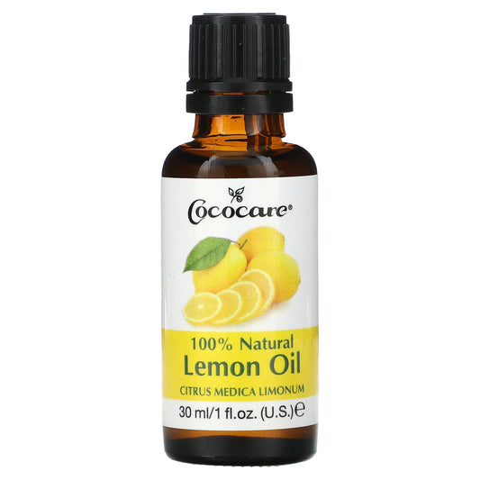 Cococare 100% Natural Lemon Oil 1 Fl Oz (30 Ml) Massage & Relaxation Pasteur Pharmacy