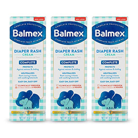 Balmex Complete Protection Diaper Rash Cream, Advanced Formula Lip Balms Pasteur Pharmacy