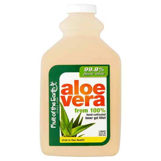 Fruit of the Earth Aloe Vera Juice Liquid 32 Oz Juice Pasteur Pharmacy