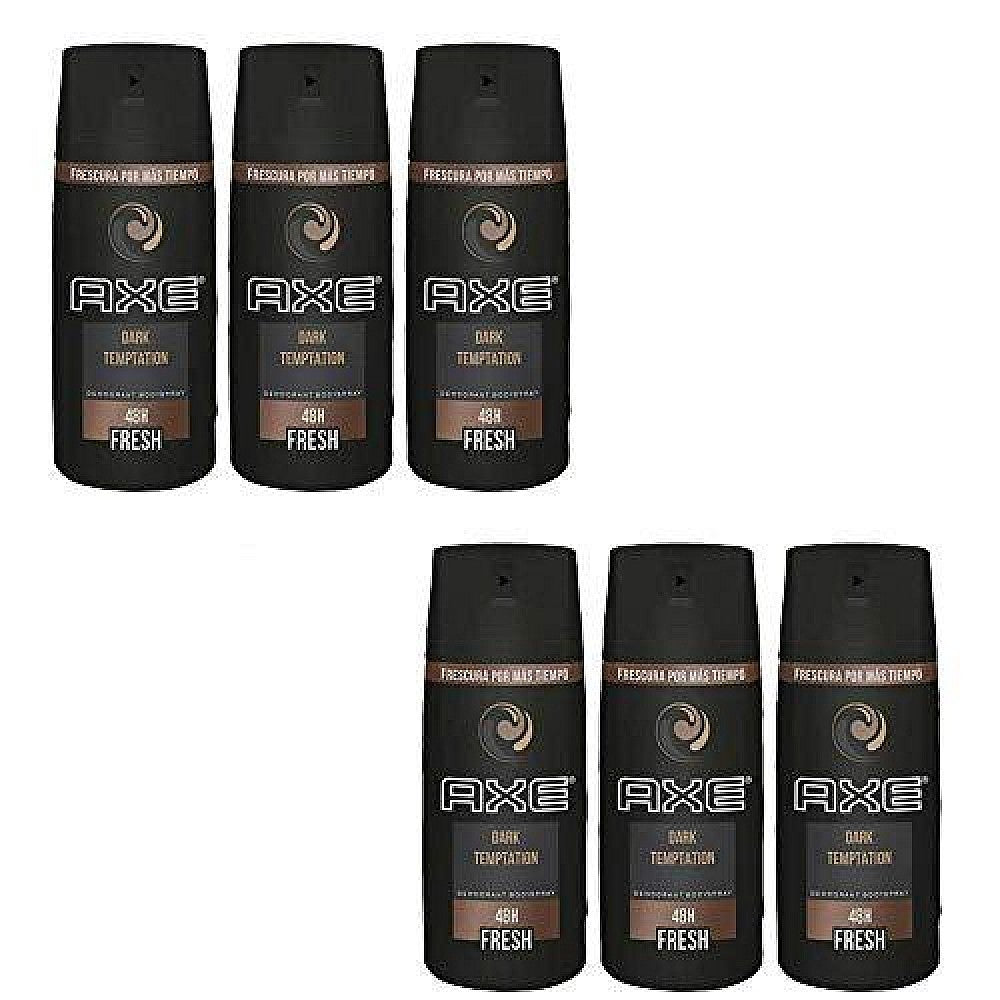 Axe Dark Temptation Body Spray Deodorant For Men, 4 Oz Deodorant Pasteur Pharmacy