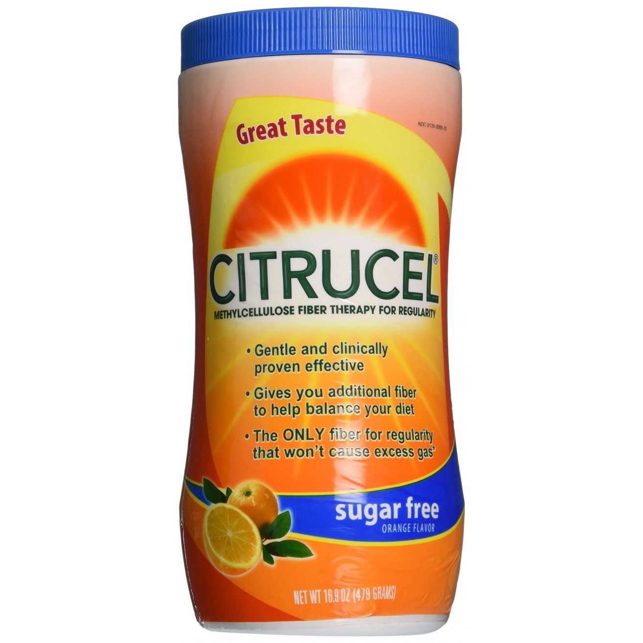 Citrucel Sugar Free Fiber Supplement Powder, Orange Flavor, 16.9 oz Medicine & Drugs Pasteur Pharmacy