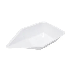 Medium Anti-Static White Weigh Canoes (500 Count Case) Science & Laboratory Pasteur Pharmacy
