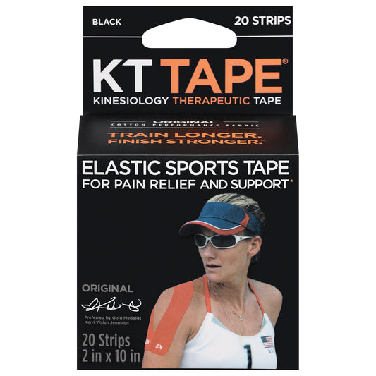 KT Tape Original Cotton Black Kinesiology Therapeutic Health & Beauty Pasteur Pharmacy