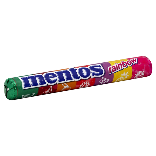 Mentos Chewy Mint Candy Roll, Rainbow, 1.32 Ounce/14 Pieces Candy & Chocolate Pasteur Pharmacy