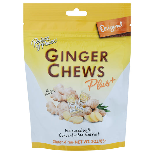 Prince of Peace Ginger Chews Plus Original - 3 Oz Vitamins & Supplements Pasteur Pharmacy