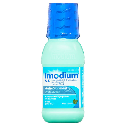 Imodium A-D Liquid Oral Anti-Diarrheal Medicine, Mint Flavor, 8 Fl. Oz Health & Beauty Pasteur Pharmacy