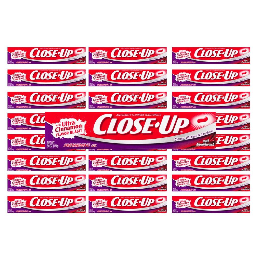 Close-Up Toothpaste, With Ultra Cinnamon Flavor Blast, Freshening Gel, 6 Oz Toothpaste Pasteur Pharmacy