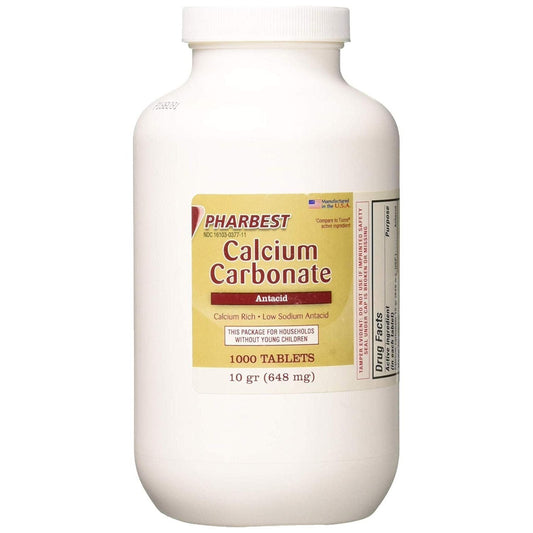 Pharbest Calcium Carbonate Antacid & Supplement Tablets Vitamins & Supplements Pasteur Pharmacy
