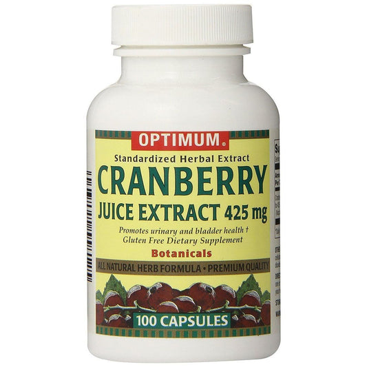 Optimum Cranberry Juice Extract Capsules 425 Mg Health & Beauty Pasteur Pharmacy
