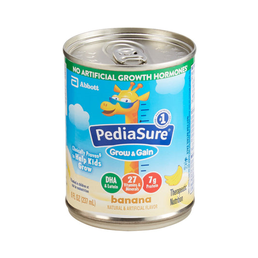 PediaSure® Grow & Gain – Banana Flavor (8 fl oz) Vitamins & Supplements Pasteur Pharmacy