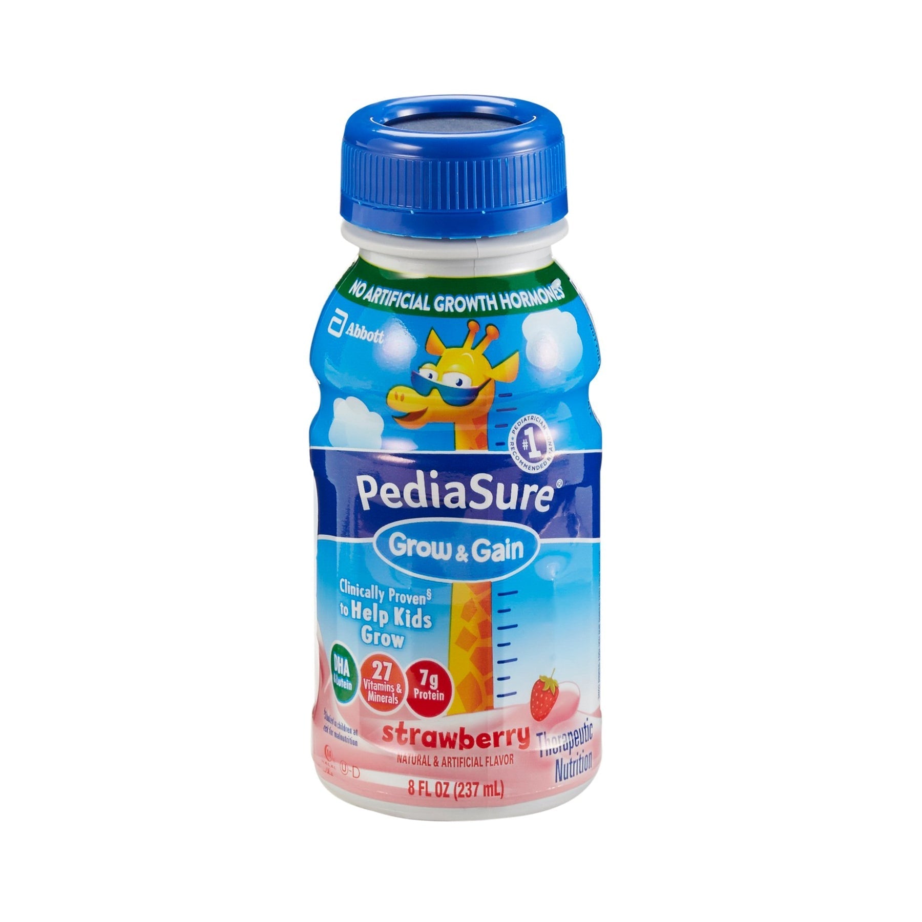 Abbott Nutrition Pediatric Oral Supplement PediaSure Grow & Gain Strawberry Flavor 8 Oz. Bottle Ready To Use, Count Of 24 Vitamins & Supplements Pasteur Pharmacy