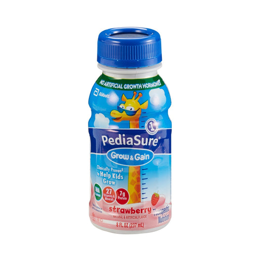 Abbott Nutrition Pediatric Oral Supplement PediaSure Grow & Gain Strawberry Flavor 8 Oz. Bottle Ready To Use, Count Of 24 Vitamins & Supplements Pasteur Pharmacy