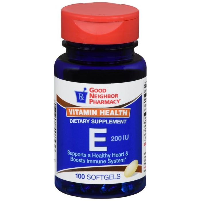 Good Neighbor Pharmacy Gnp Vit E 200 Iu Sgc 100 Vitamins & Supplements Pasteur Pharmacy