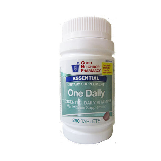Good Neighbor Pharmacy GNP One Daily 10 Essential Vitamins – 250 Tablets Vitamins & Supplements Pasteur Pharmacy