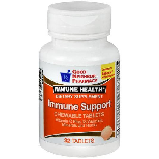 GNP Immune Support 32 Citrus Chewable Tablets Vitamins & Supplements Pasteur Pharmacy