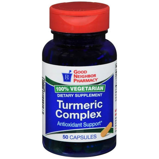 GNP Turmeric Complex 50 Capsules Vitamins & Supplements Pasteur Pharmacy
