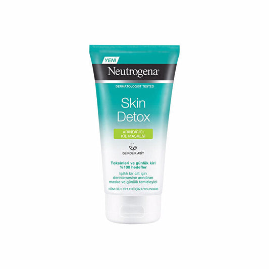 Masque d'argile nettoyant Neutrogena Skin Detox 150ml - Nettoyant en profondeur