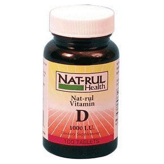 Natrul Health Vit D Tab 1000 Iu N-R 100 Vitamins & Supplements Pasteur Pharmacy