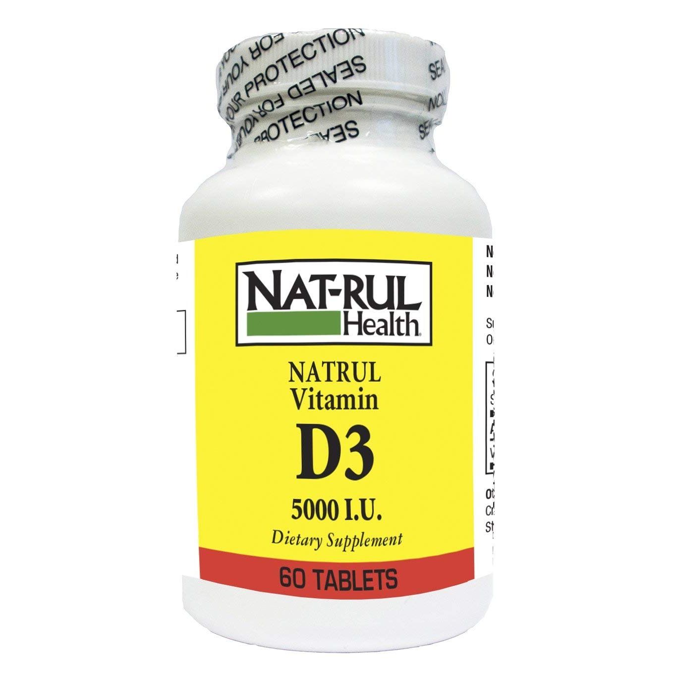 Natrul Health Vitamin D 5000 I.U Tablets Vitamins & Supplements Pasteur Pharmacy