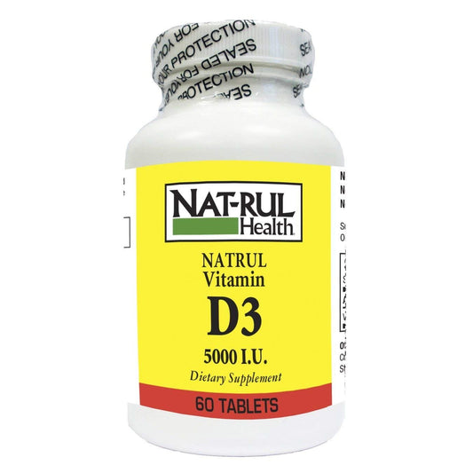 Natrul Health Vitamin D 5000 I.U Tablets Vitamins & Supplements Pasteur Pharmacy