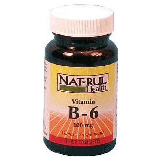 Natrul Health Vitamin B-6 100 Mg Tablets Vitamins & Supplements Pasteur Pharmacy