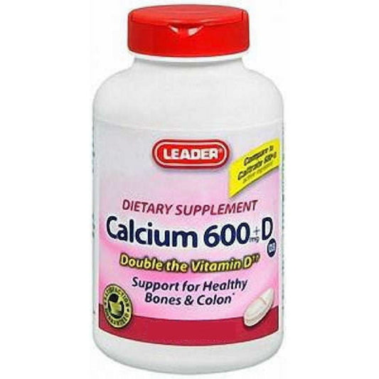 Leader Calcium Plus D3 Dietary Supplement Chewable Tablets Vitamins & Supplements Pasteur Pharmacy