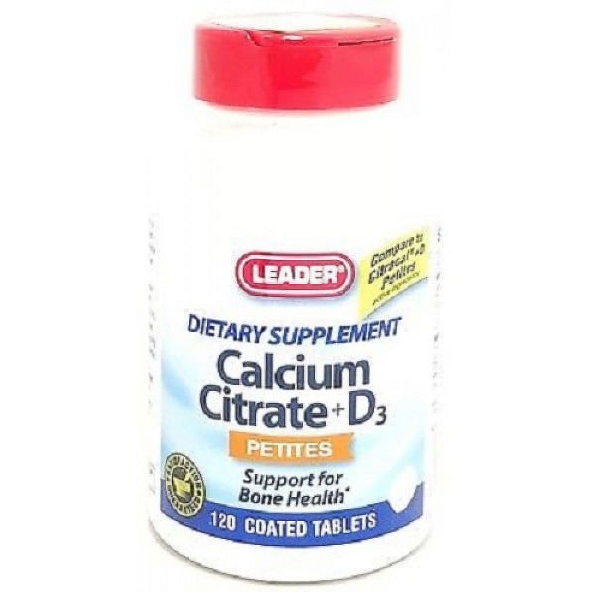Leader Calcium Citrate + D3 Petites, Petite Tablets Vitamins & Supplements Pasteur Pharmacy
