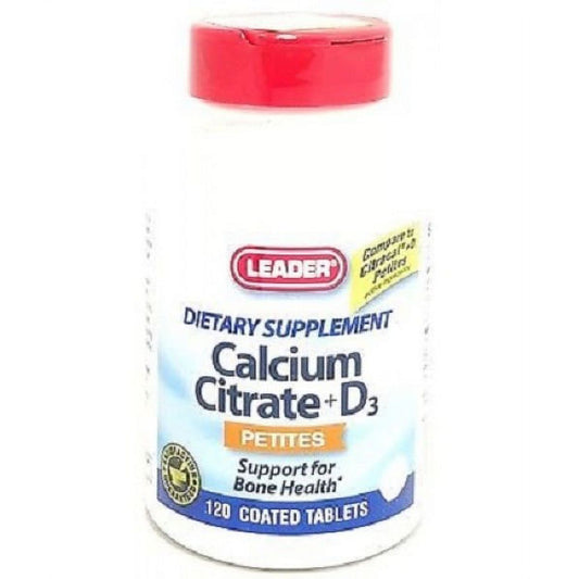 Leader Calcium Citrate + D3 Petites, Petite Tablets Vitamins & Supplements Pasteur Pharmacy