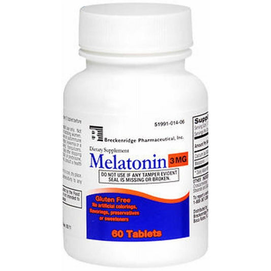 Melatonin 3mg Tablets 60ct Vitamins & Supplements Pasteur Pharmacy
