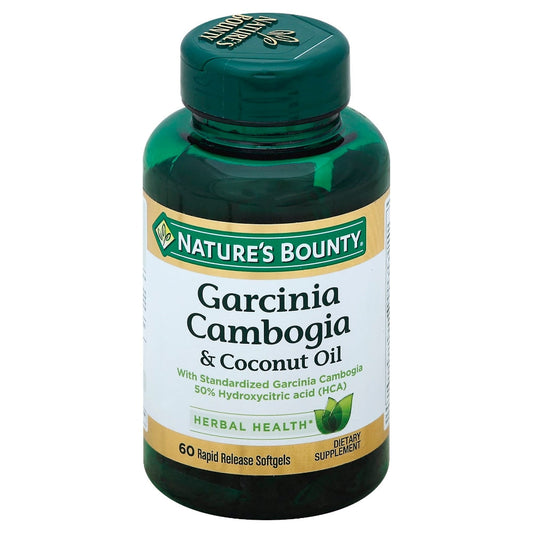 Nature's Bounty Garcinia Cambogia & Coconut Oil Rapid Release Softgels Cooking Oils Pasteur Pharmacy