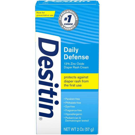 Desitin Daily Defense 13% Zinc Oxide Diaper Rash Cream, 2 Oz, 2 Ounce Baby & Toddler Pasteur Pharmacy