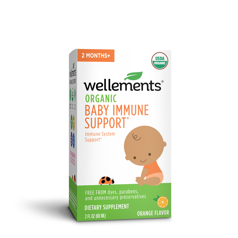 Wellements Organic Baby Immune Syrup - 2 Fl Oz Vitamins & Supplements Pasteur Pharmacy