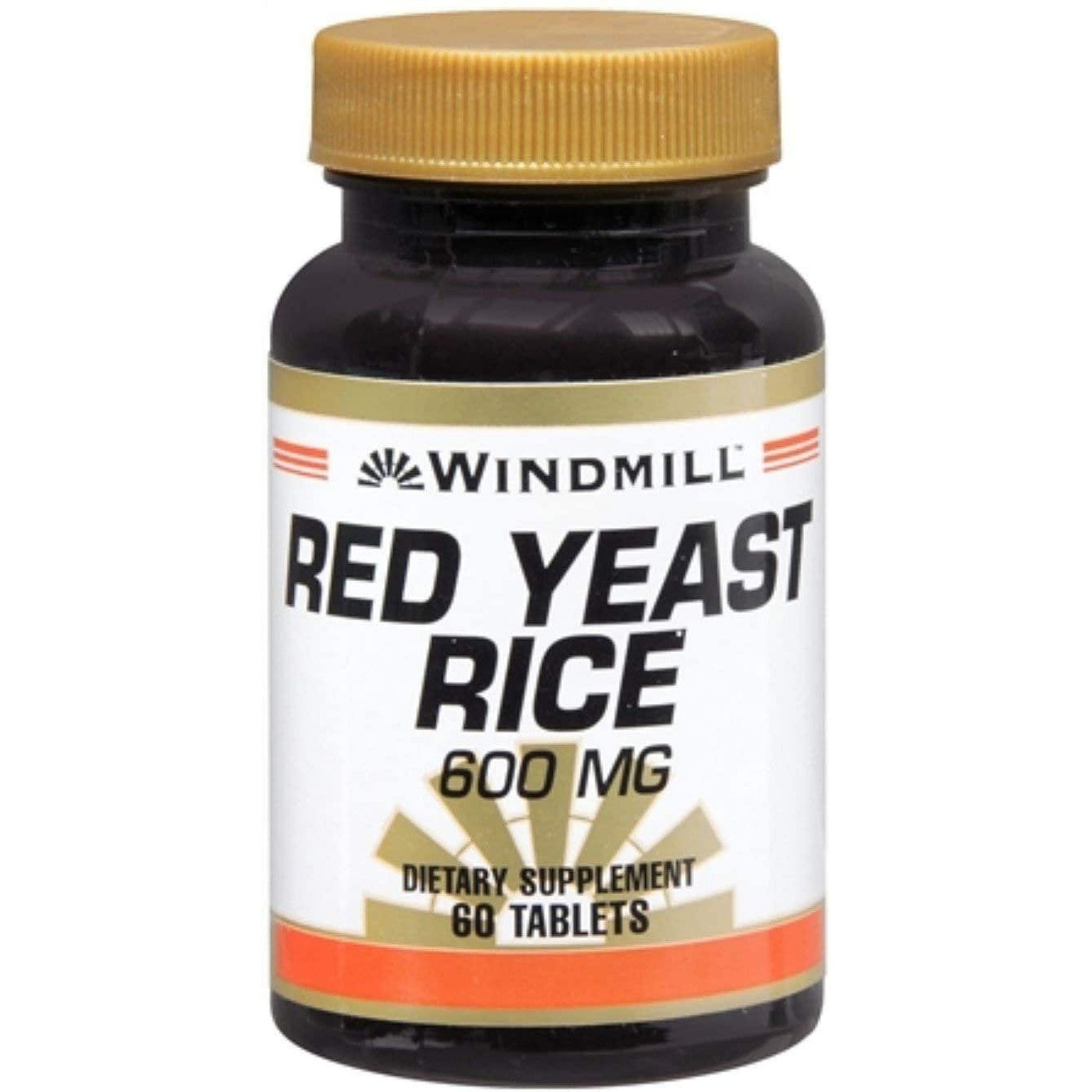Windmill Red Yeast Rice 600 mg – Natural Cardiovascular Support, 60 Tablets Vitamins & Supplements Pasteur Pharmacy