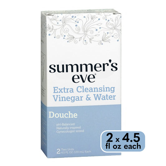 Summer's Eve Douche, Extra Cleansing Vinegar & Water, Twin Pack Health & Beauty Pasteur Pharmacy