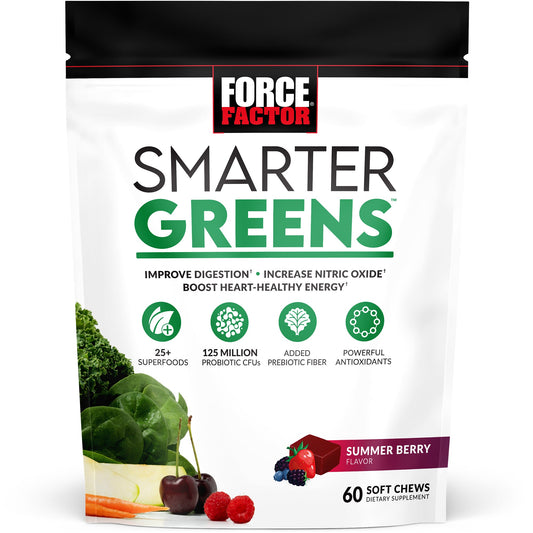 Force Factor® Smarter Greens™ – Summer Berry – Soft Chews Health & Beauty Pasteur Pharmacy