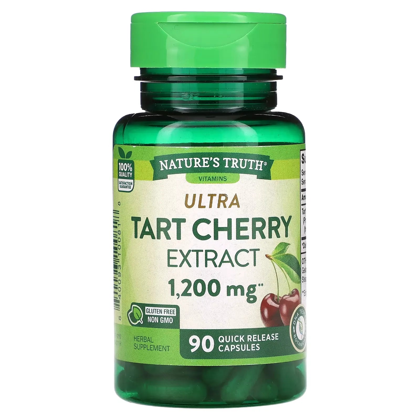 Nature's Truth Ultra Tart Cherry Extract Dietary Supplement Capsules - 90ct Vitamins & Supplements Pasteur Pharmacy