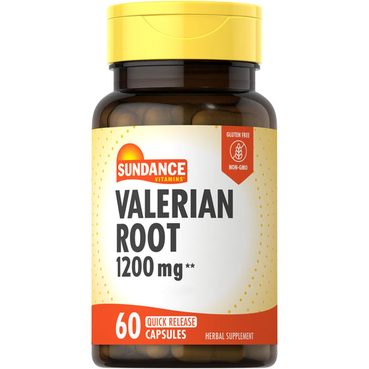 Sundance Vitamins Valerian Root 1200 Mg Capsules Vitamins & Supplements Pasteur Pharmacy