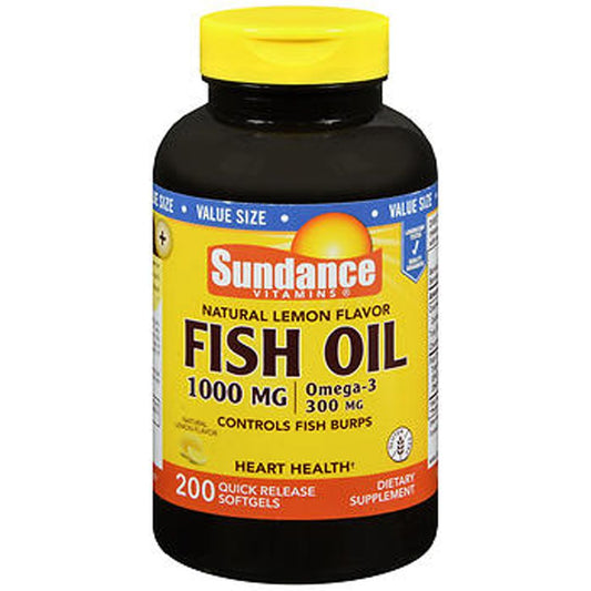 Sundance Vitamins® Natural Lemon Fish Oil - 1000 Mg Vitamins & Supplements Pasteur Pharmacy