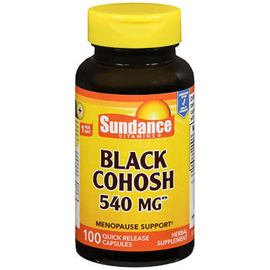 Sundance® Black Cohosh – 540 mg (100 Quick Release Capsules) Vitamins & Supplements Pasteur Pharmacy