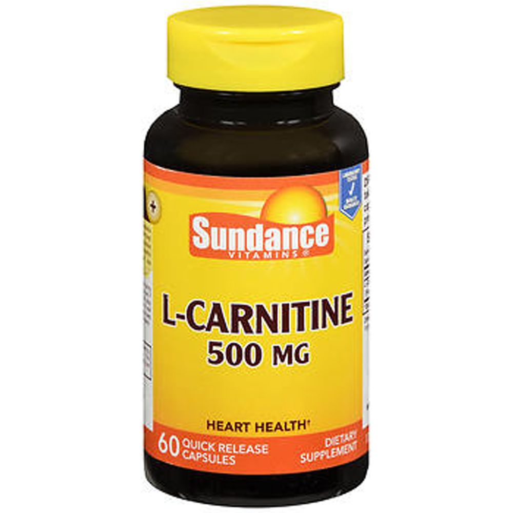 Sundance L-Carnitine 500 Mg - 60 Quick Release Capsules Vitamins & Supplements Pasteur Pharmacy
