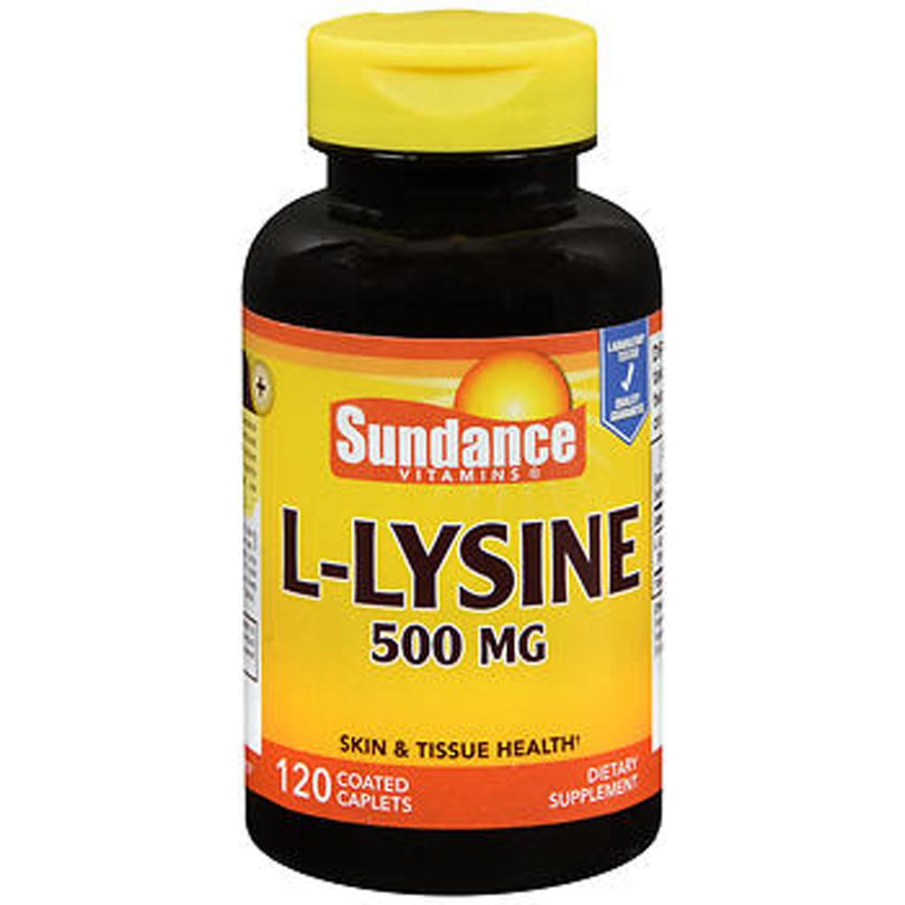 Sundance Vitamins 500 Mg L-Lysine Coated Caplets Vitamins & Supplements Pasteur Pharmacy