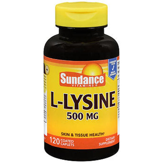 Sundance Vitamins 500 Mg L-Lysine Coated Caplets Vitamins & Supplements Pasteur Pharmacy