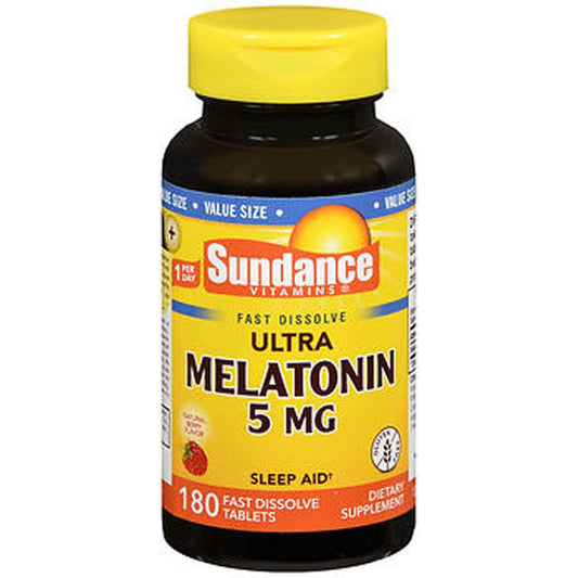 Sundance Ultra Melatonin 5 Mg Fast Dissolve - 180 Tablets Vitamins & Supplements Pasteur Pharmacy