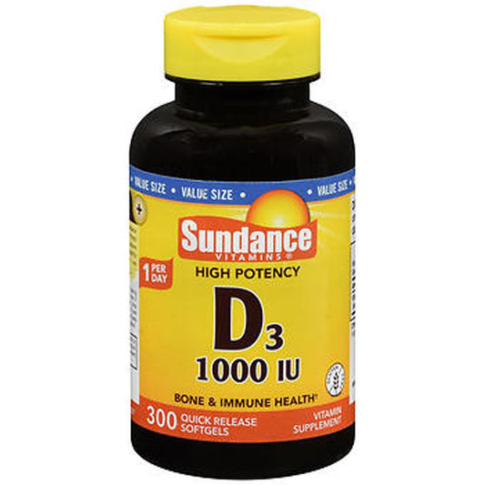 Sundance Vitamins® D3 – 1000 IU (300 Tabs) Vitamins & Supplements Pasteur Pharmacy