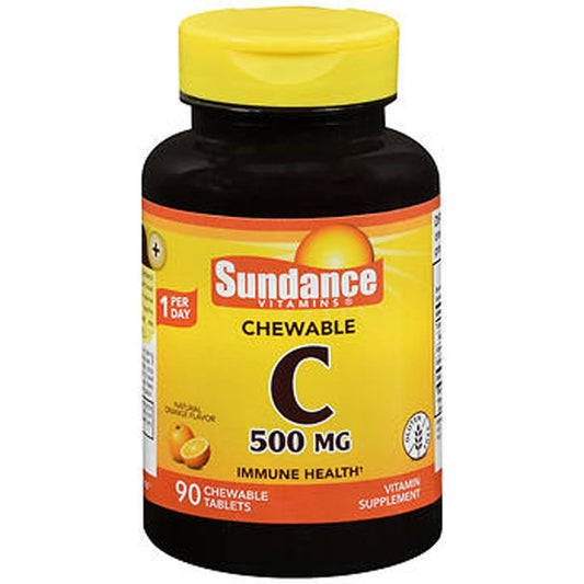 Sundance Vitamins Vitamin C 500 Mg Chewable Tablets Vitamins & Supplements Pasteur Pharmacy