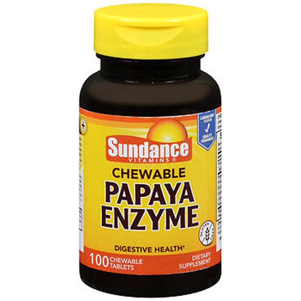 Sundance Vitamins Papaya Enzyme Chewable Tablets Vitamins & Supplements Pasteur Pharmacy